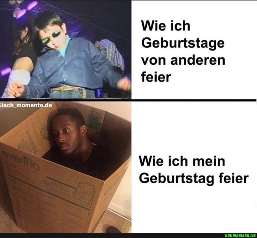 Wie ich
Geburtstage von anderen
llach_momente.de
Wie ich mein
Geburtstag feier