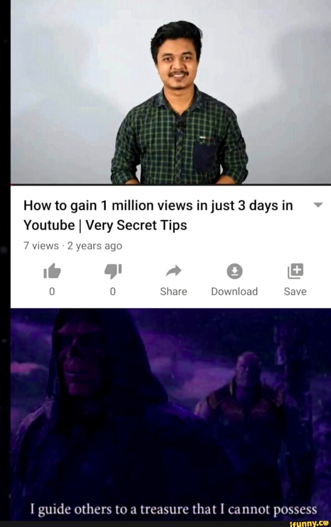 How to gain 1 million views in just 3 days in
Youtube I Very Secret Tips
years ago
I guide others to a treasure that I cannot possess