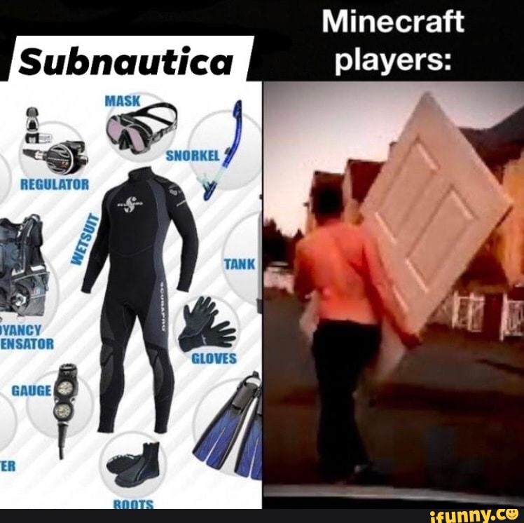 Minecraft
Subnautica players:
REGULATOR
GLOVES