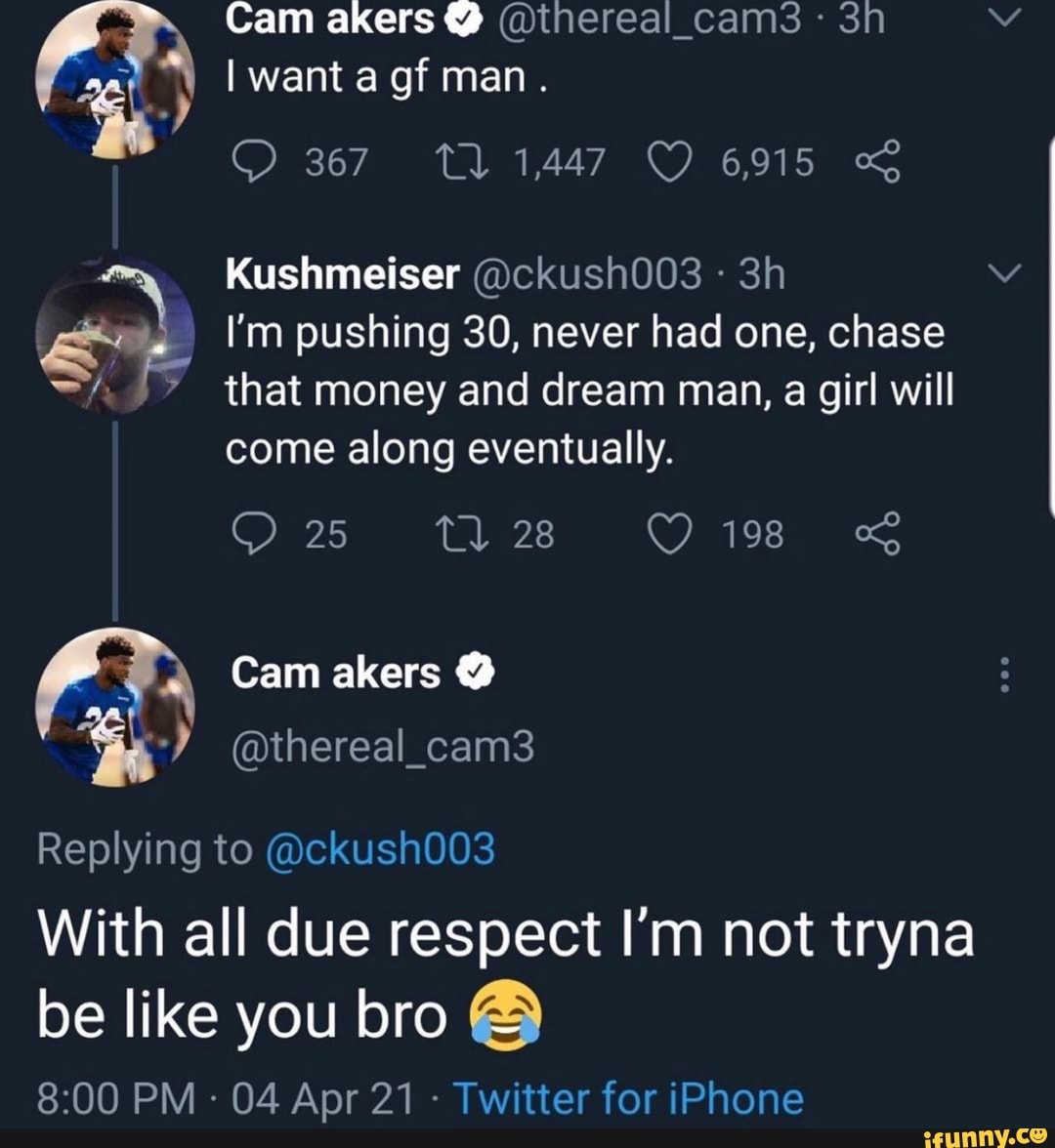 Cam akers (@thereal_cam3) / Twitter