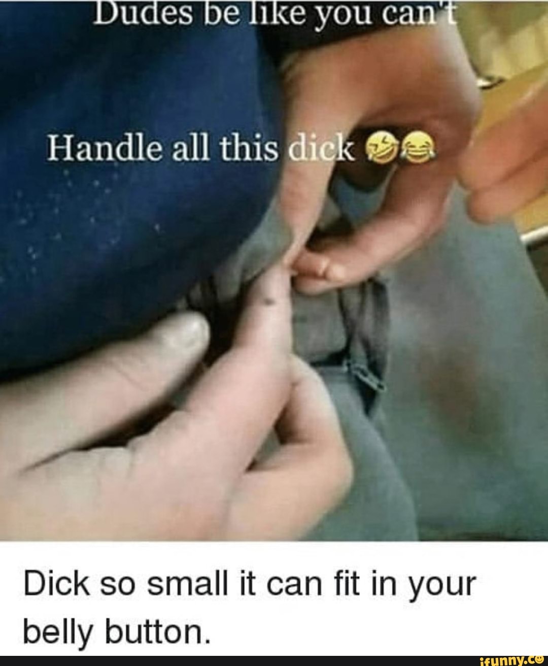 Small dick flapping