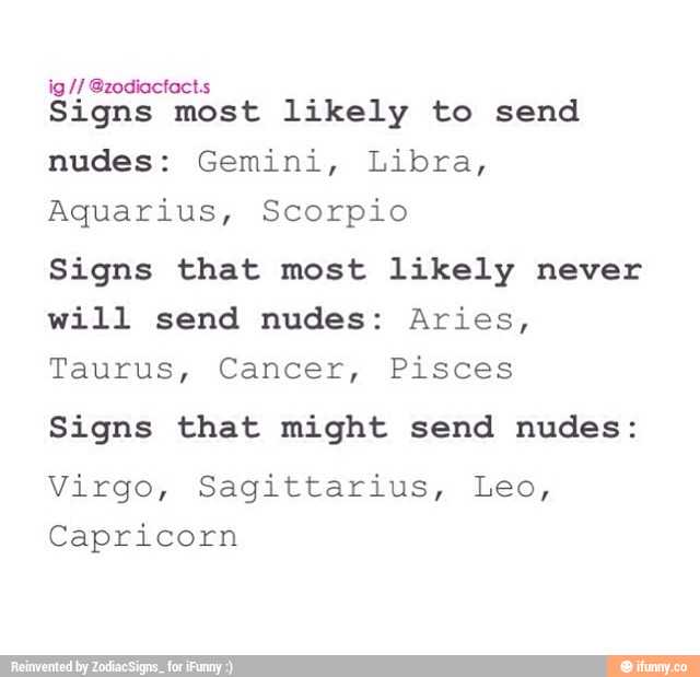 Nude Zodiac Signs Telegraph