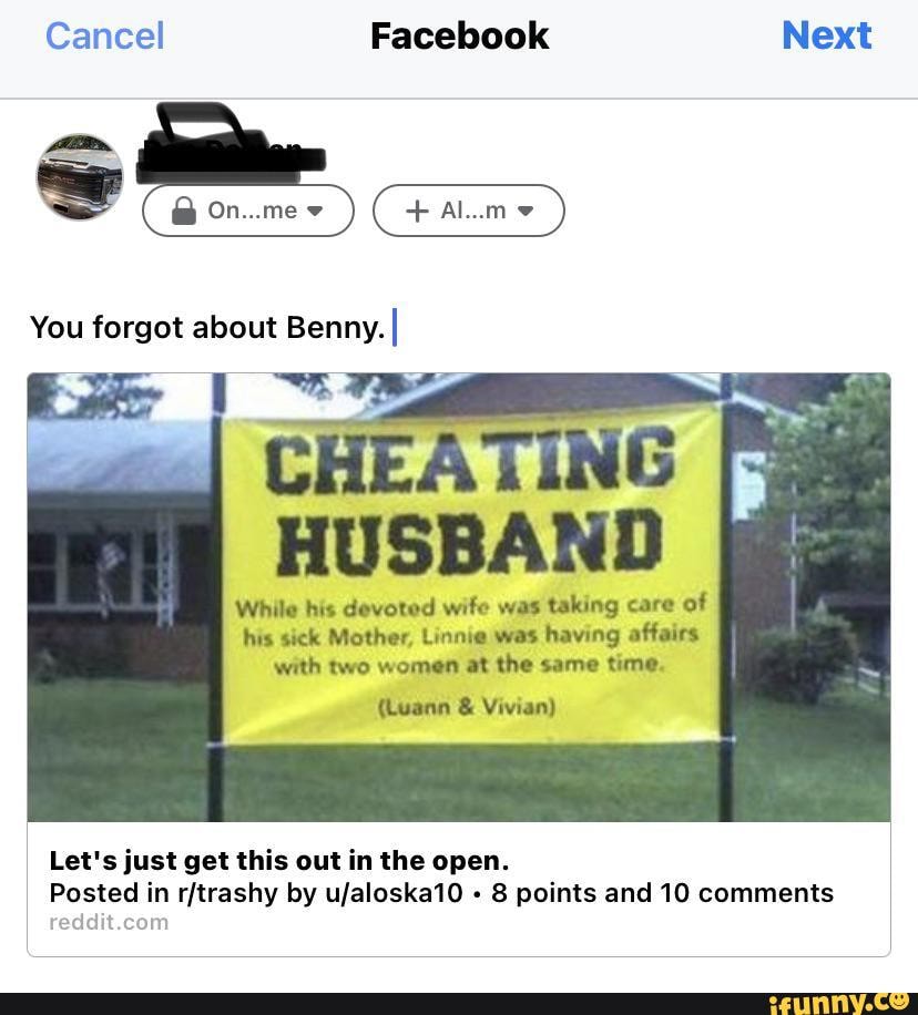 Cheating facebook affairs 4 Signs