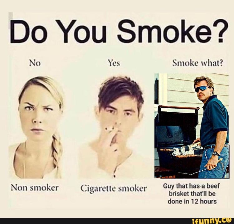 Do You Smoke? No Non smoker No Yes Smoke what? Guy that has beef