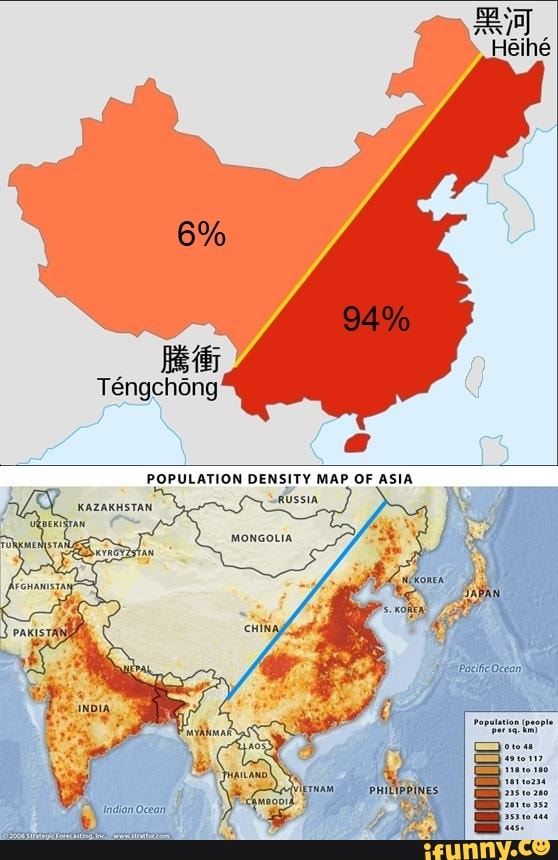 Population density map of Asia 6 94 hi g POPULATION MAP OF ASIA