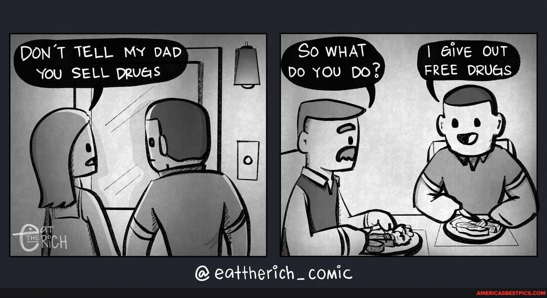 'DON'T TELL MY DAD I Give OUT You SELL Devas
@ COMIC