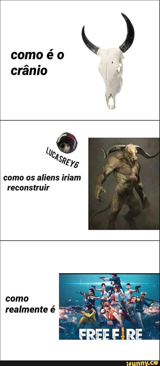crânio [A
E kg
como os aliens iriam
reconstruir
como
3
realmente 6 [amey)