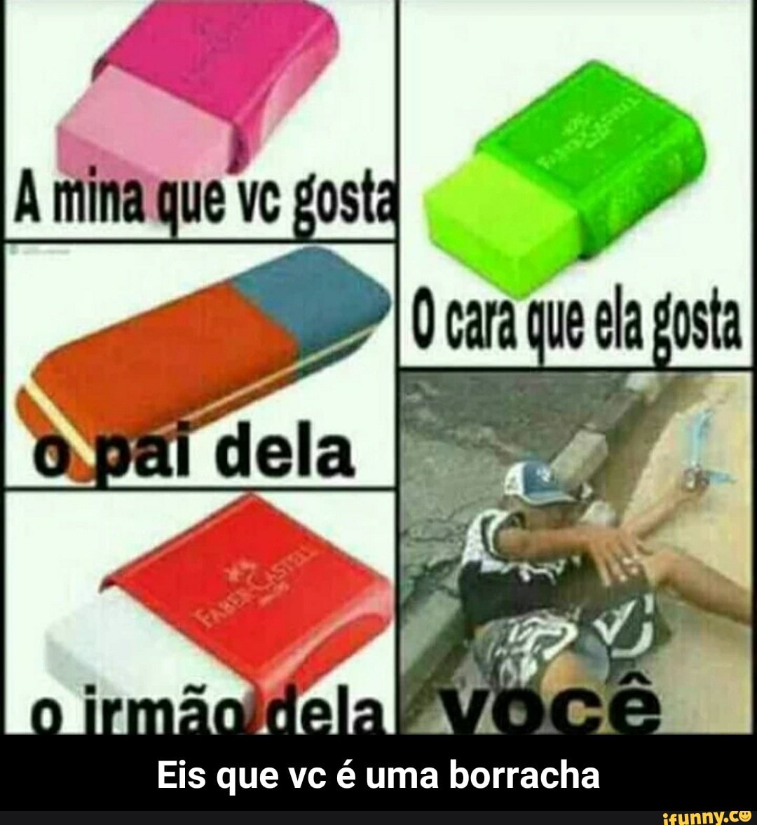 Eis que vc é uma borracha - Eis que vc é uma borracha