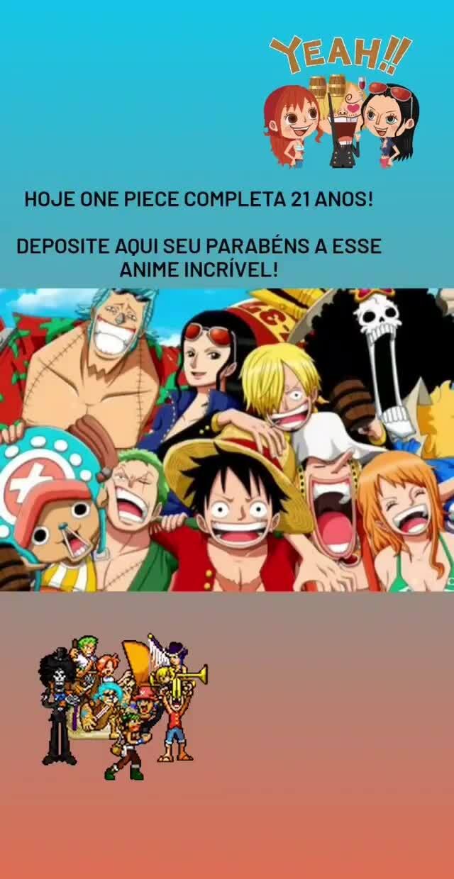 One Piece completa 21 anos!