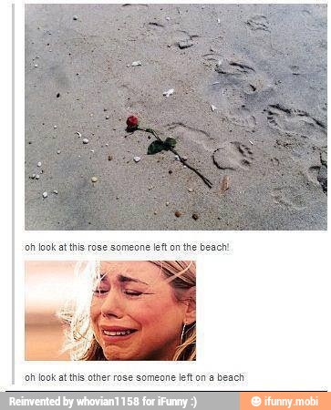oh look at this other rose someone left on be