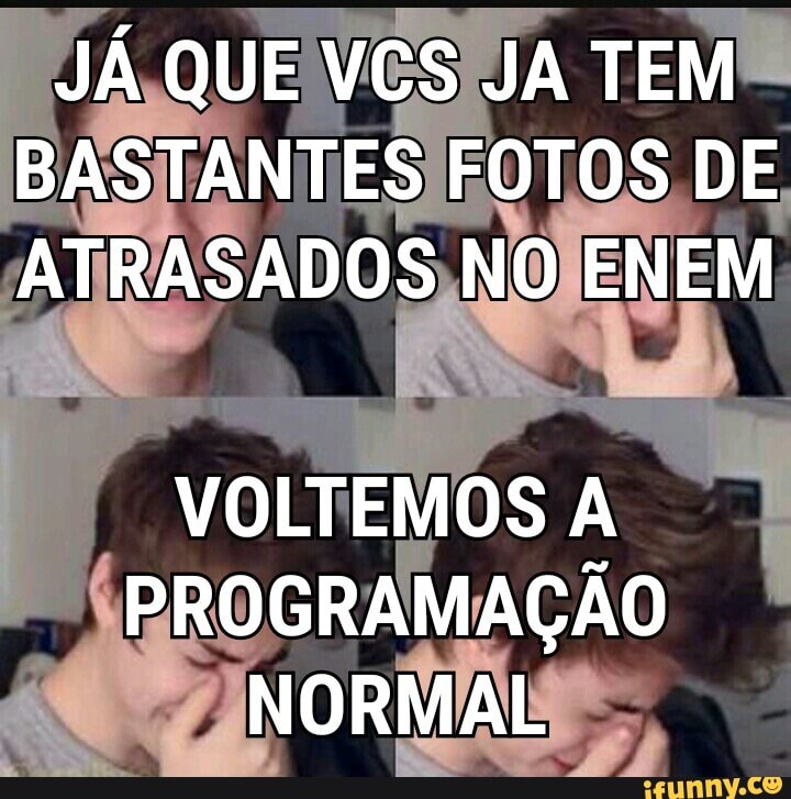 VOLTEMOS A
(PROGRAMAÇÃO
norway