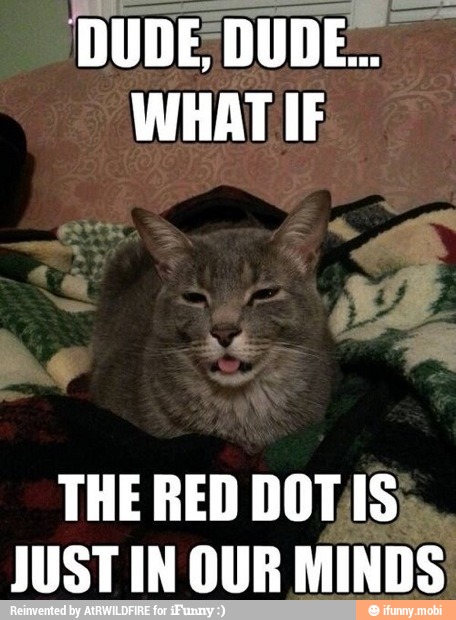 WHAT E
THE RED DOTIS
JUSTIN OUR MINDS