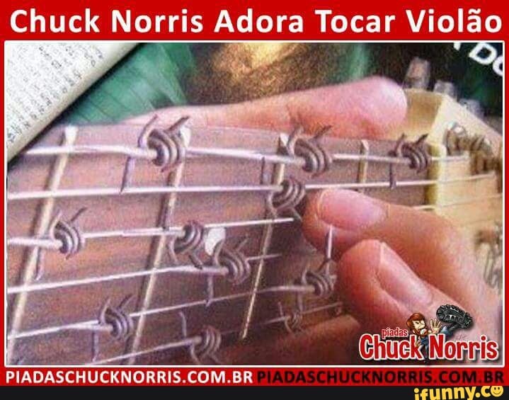 Chuck Norris Adora Tocar Violão
E
