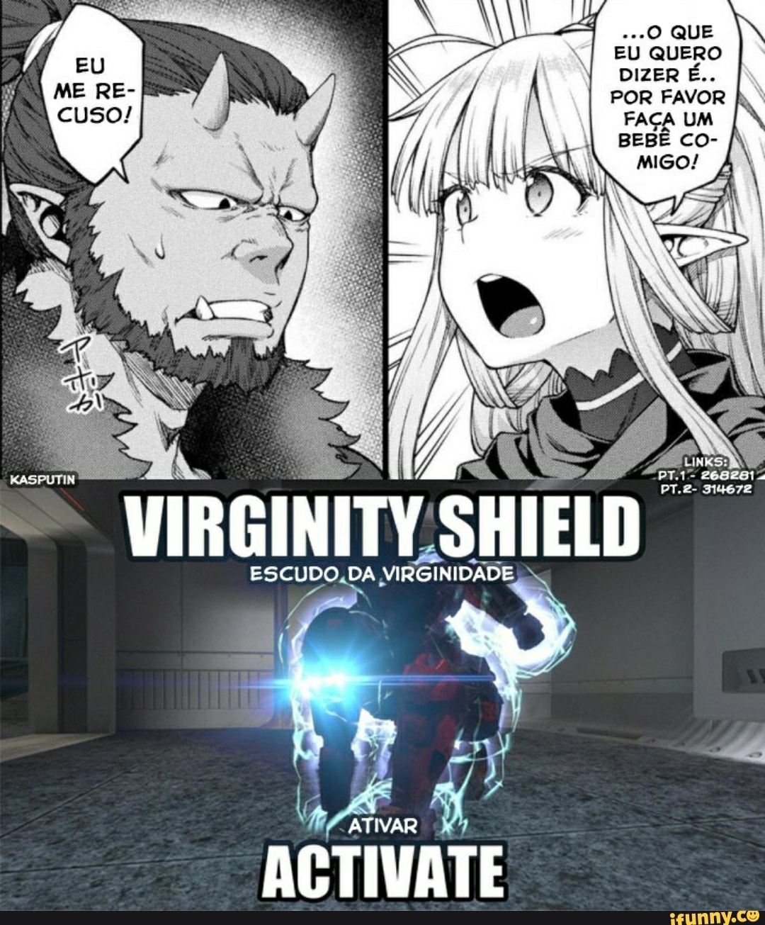 ...O QUE EU QUERO DIZER É..
POR FAVOR FAÇA UM BEBÊ CO-
VIRGINITY:
ACTIVATE