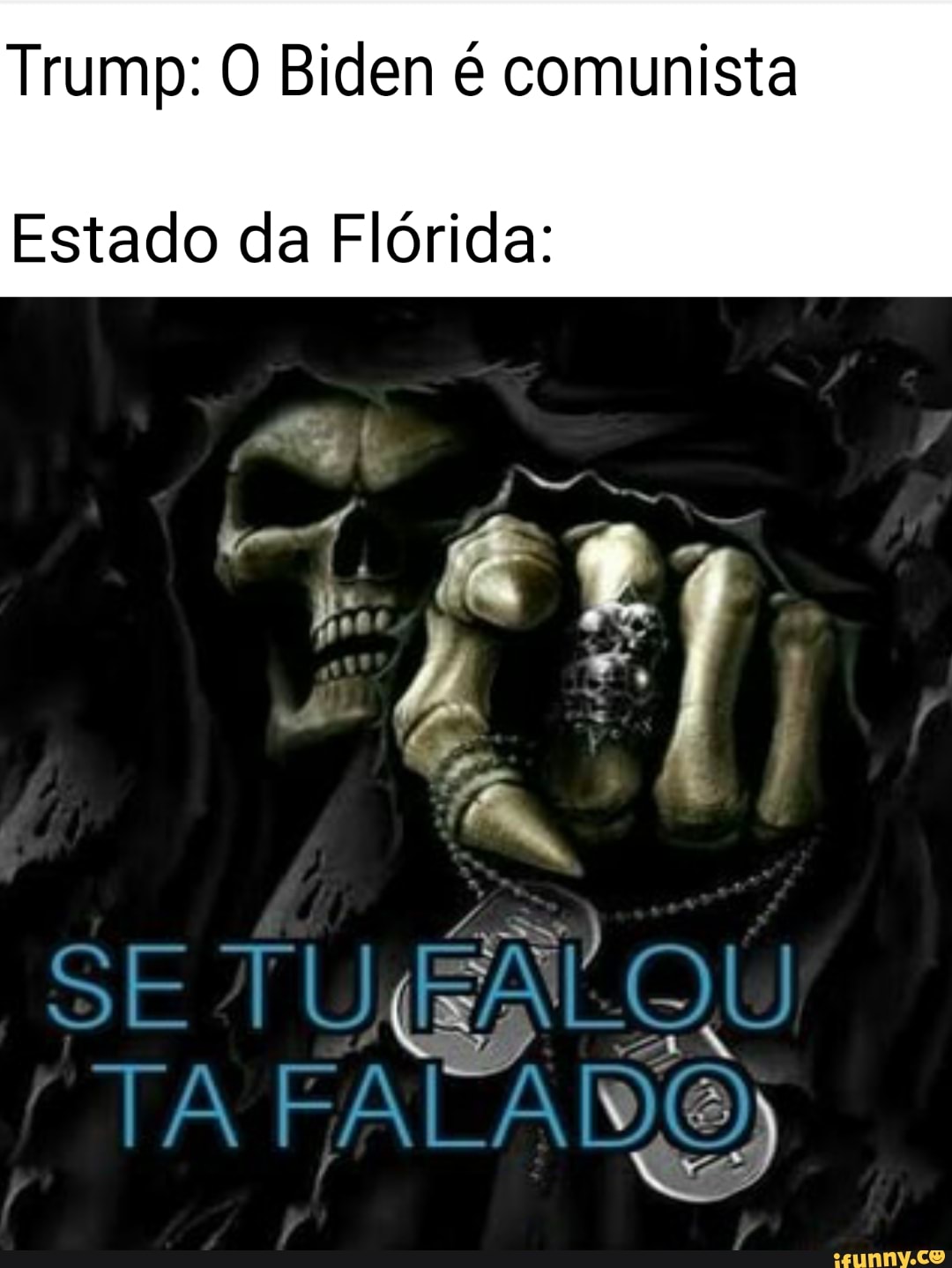 Trump: O Biden comunista
Estado da Florida:
RY
ft