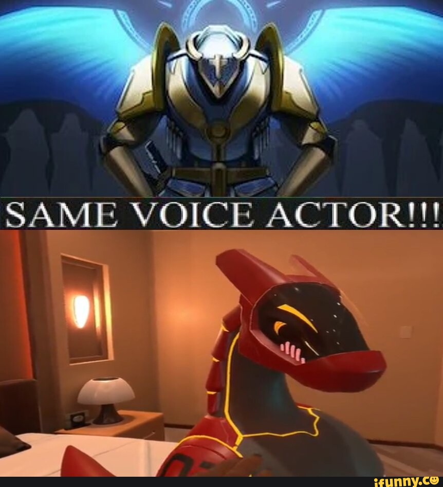 I SAME VOICE ACTOR!!! - iFunny