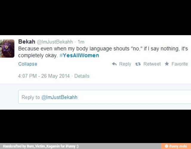 even when my body language shouts "no," i