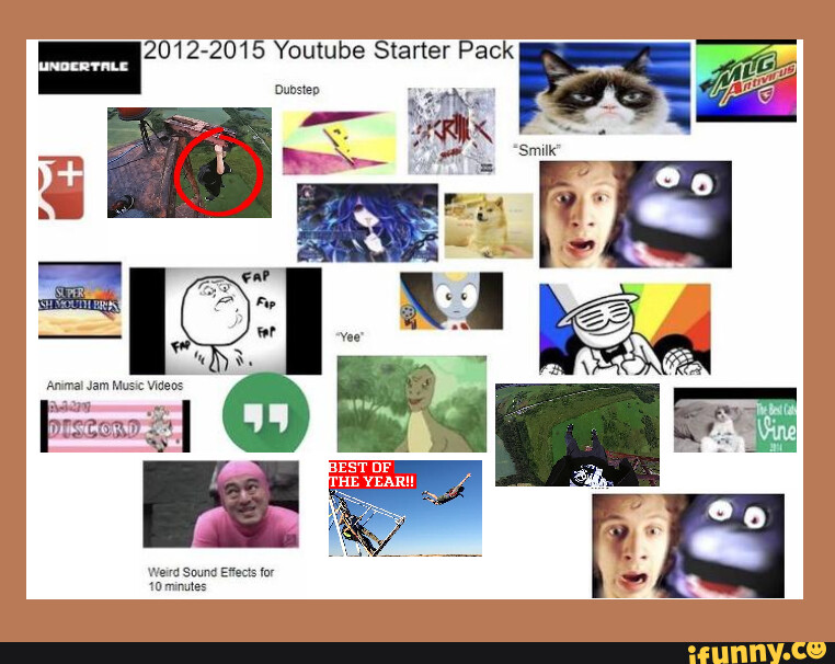 Old time on Youtube - 2012-2015 Youtube Starter Pack Dubstep 'Animal Jam  Music Videos Weird Sound Etfects for minutes 