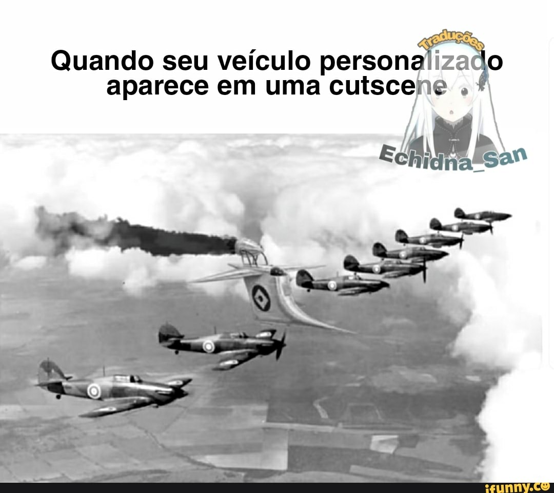 Quando seu veículo persom aparece em uma cutscene