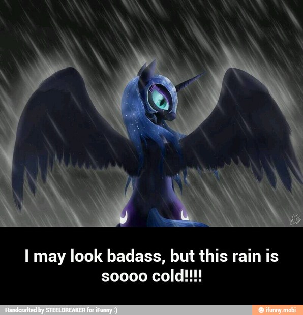 I may look badass, but this rain is
soooo cold!!! - I may look badass, but this rain is soooo cold!!!!