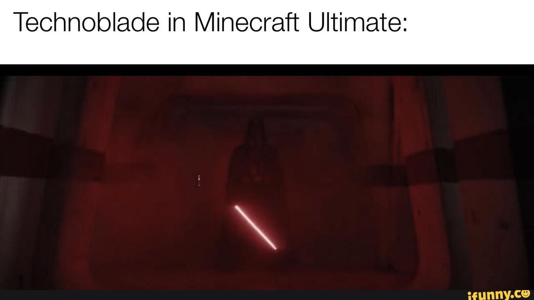 Technoblade in Minecraft Ultimate: - iFunny