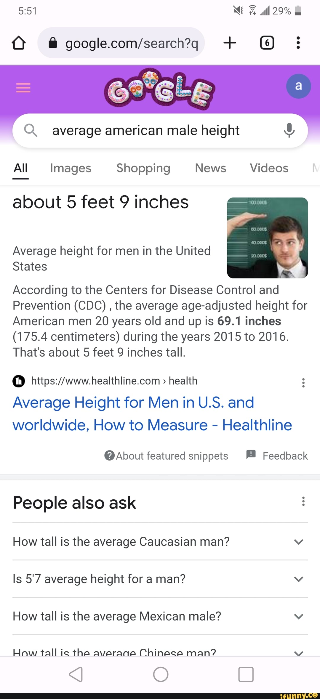 All 29 Q + Q average american male height All Images Shopping News