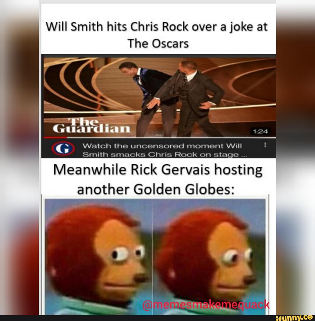 Will Smith hits Chris Rock over a joke at The Oscars The,.__ Guardian