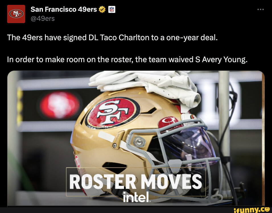 49ers roster moves: Taco Charlton signed