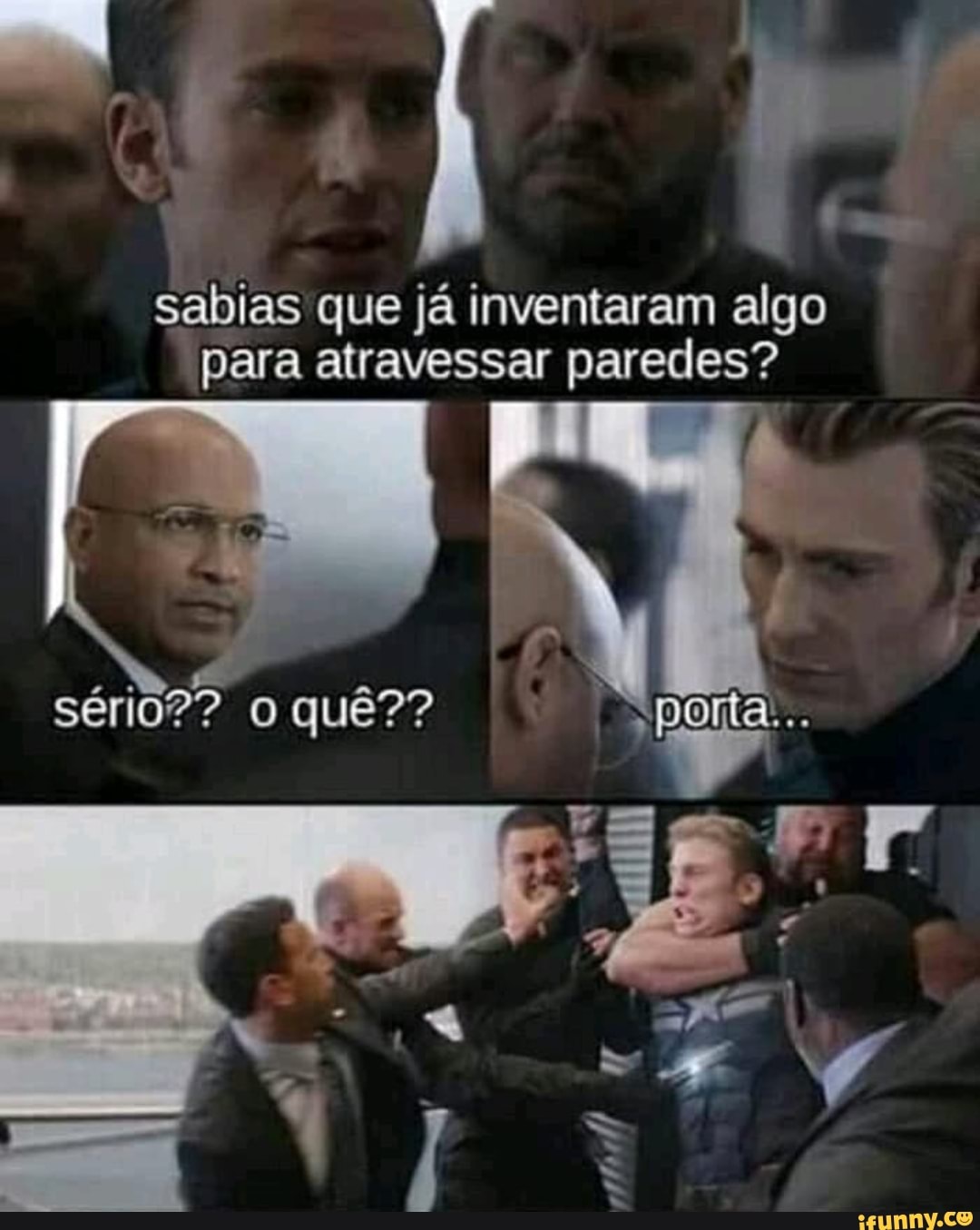 sabias que já inventaram algo para atravessar paredes?
sério?? o quê?? poa...