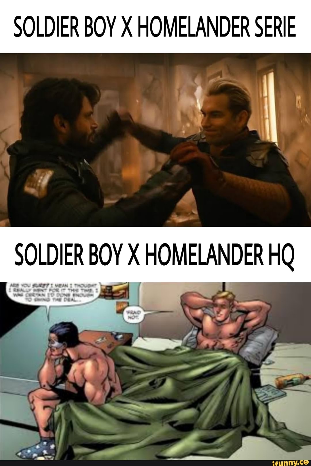 SOLDIER BOY X HOMELANDER SE SOLDIER BOY X HOME WONT 7... iFunny