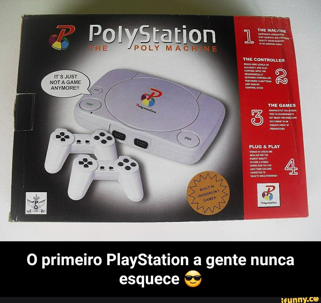 L THE MACWINE
THE CONTROLLER
ITS JUST
NOT A GAME ANYMORE!!
O primeiro PlayStation a gente nunca esquece & - O primeiro PlayStation a gente nunca esquece 😎