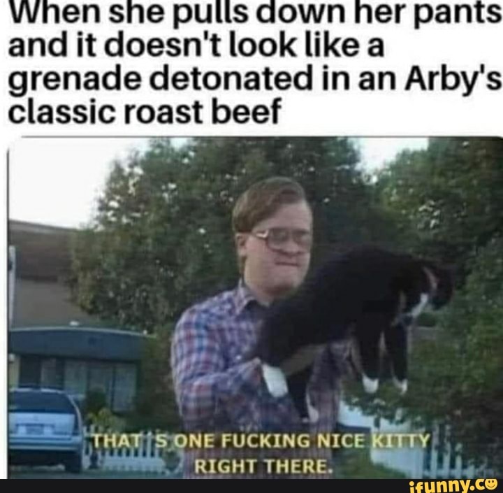 SING PUUS and it doesn't look like a grenade detonated in an Arby's classic roast beef THAT'S