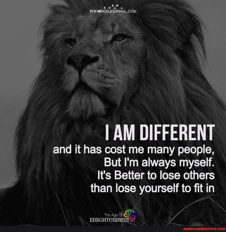 I AM DIFFERENT
and it has cost me many people,
But I'm always myself.
It's Better to lose others
than lose yourself to fit in
The Age OF EnuGHTenmenT