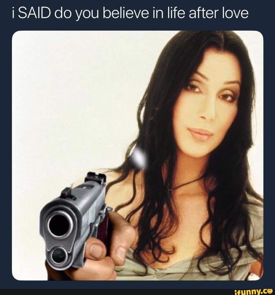 Do you believe in life after love meme