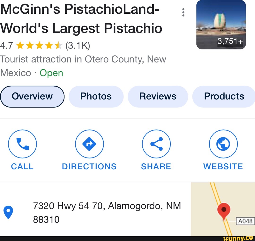 McGinn's PistachioLand- World's Largest Pistachio 4.7 (3.1K) Tourist ...