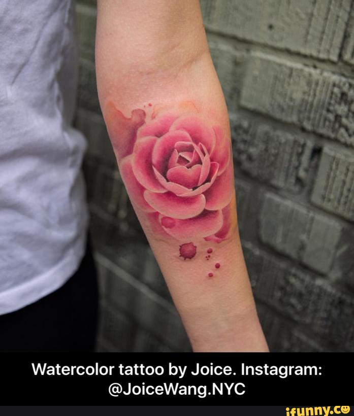 Watercolor tattoo by Joice. lnstagram:
@JoiceWang.NYC - Watercolor tattoo by Joice. Instagram: @JoiceWang.NYC