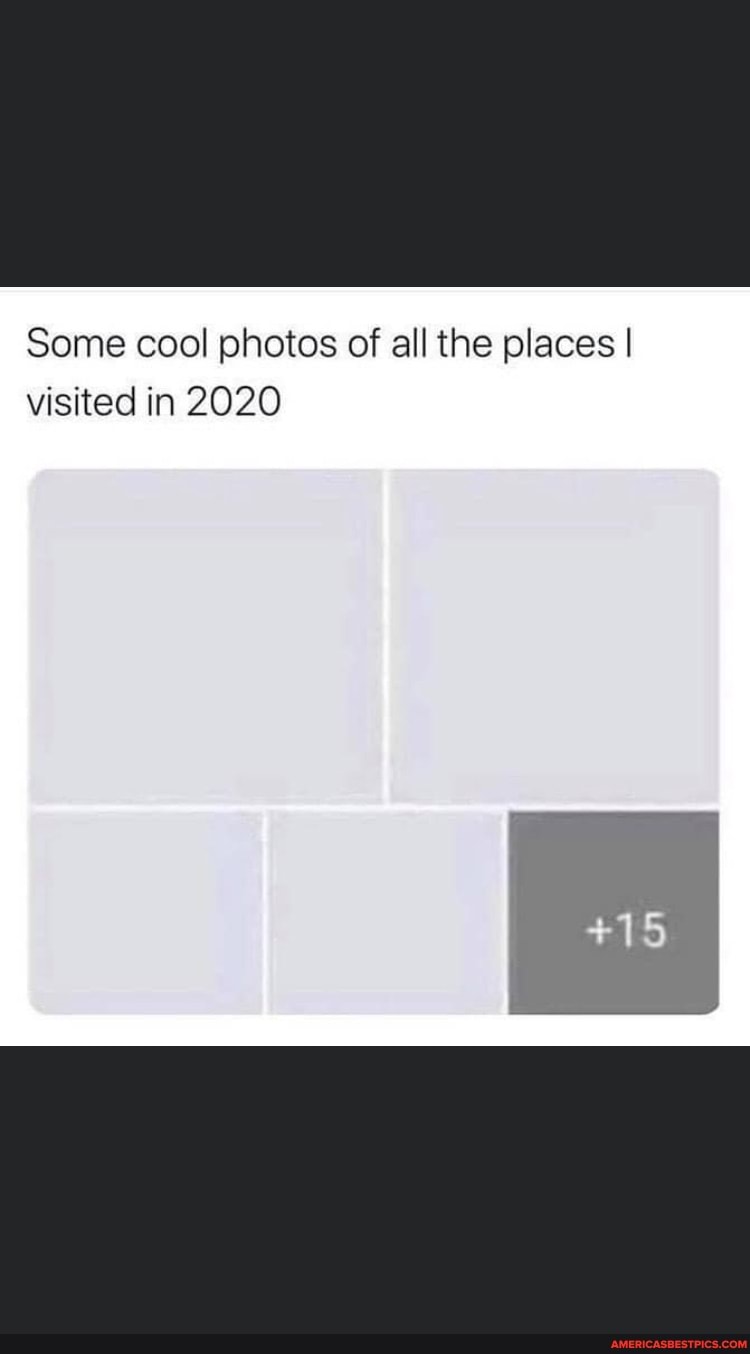 Some cool photos of all the places I visited in 2020