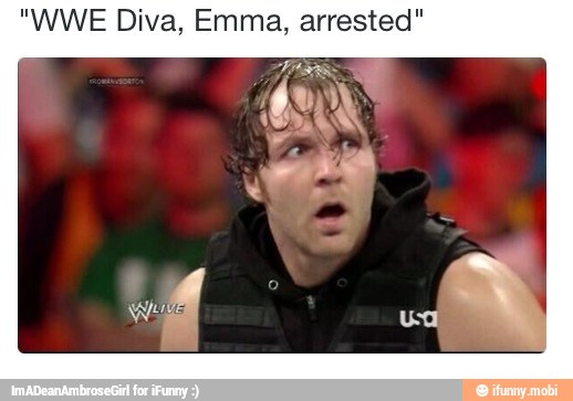 "WWE Diva, Emma, arrested"