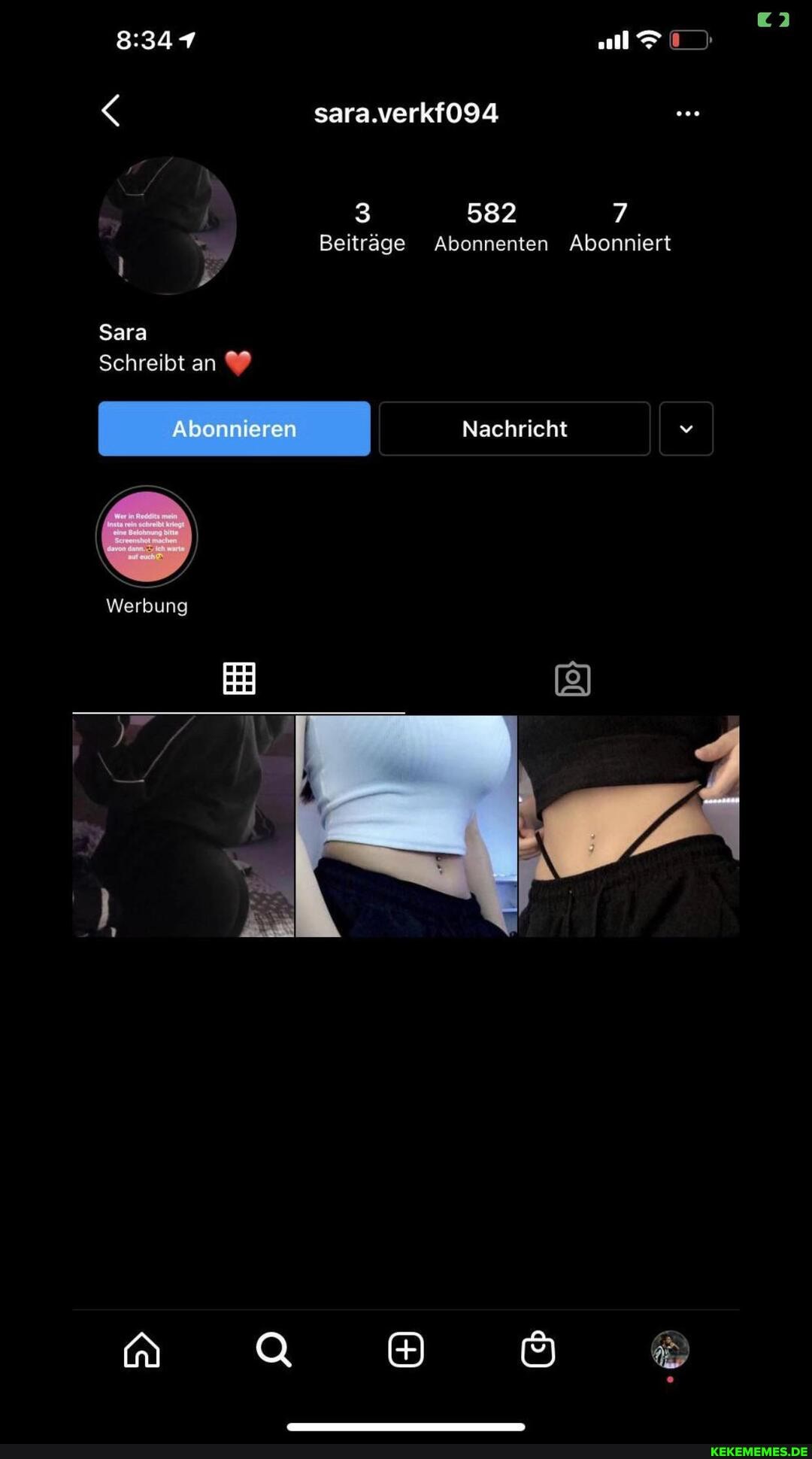 sara.verkf094
@2
582
Beiträge Abonnenten Abonniert
Sara
Schreibt an
Werbung