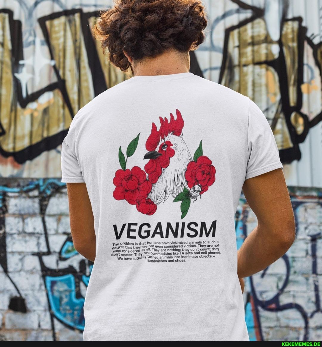 VEGANISM 'The problem js that humans have victimized animals to such degree that