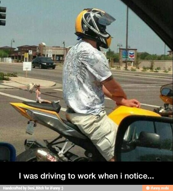 I was driving to work when i notice... - I was driving to work when i notice...
