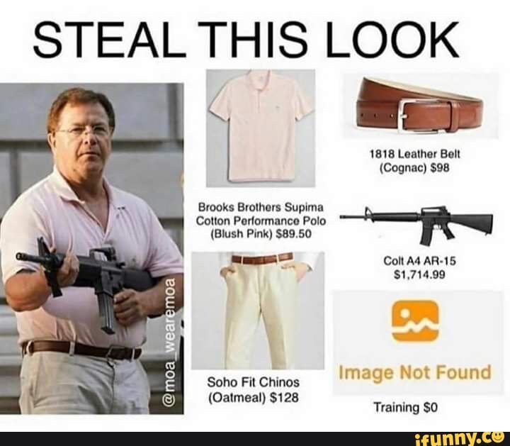 STEAL THIS 'i
1818 Leather Belt
Brooks Brothers Supima
Cotton Performance Polo
(Blush Pink) $89.50
A mess Colt A4 AR-15
4
o
a
I
N on
atado
EM soho Fit Chinos
Image Not Found
(Oatmeal) $128
Training SO