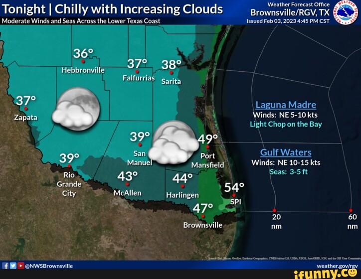 Weather Forecast Office TX Issued Feb 03, 2023 PM CST Tonight I Chilly