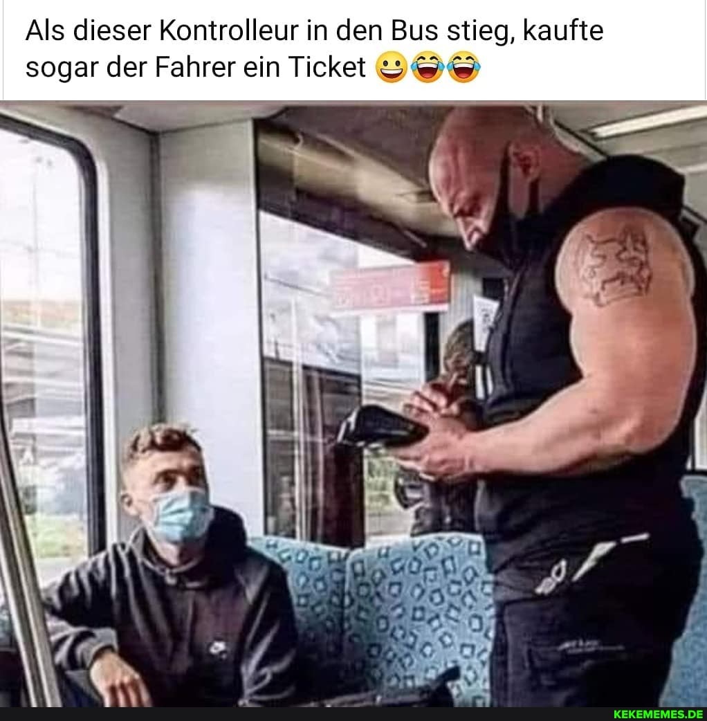 Als dieser Kontrolleur in den Bus stieg, kaufte sogar der Fahrer ein Ticket