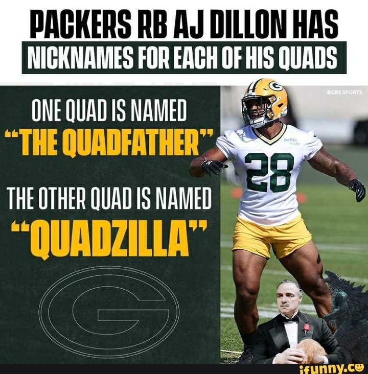 theScore - What do you think of AJ Dillon's 'Quadzilla' nickname? 