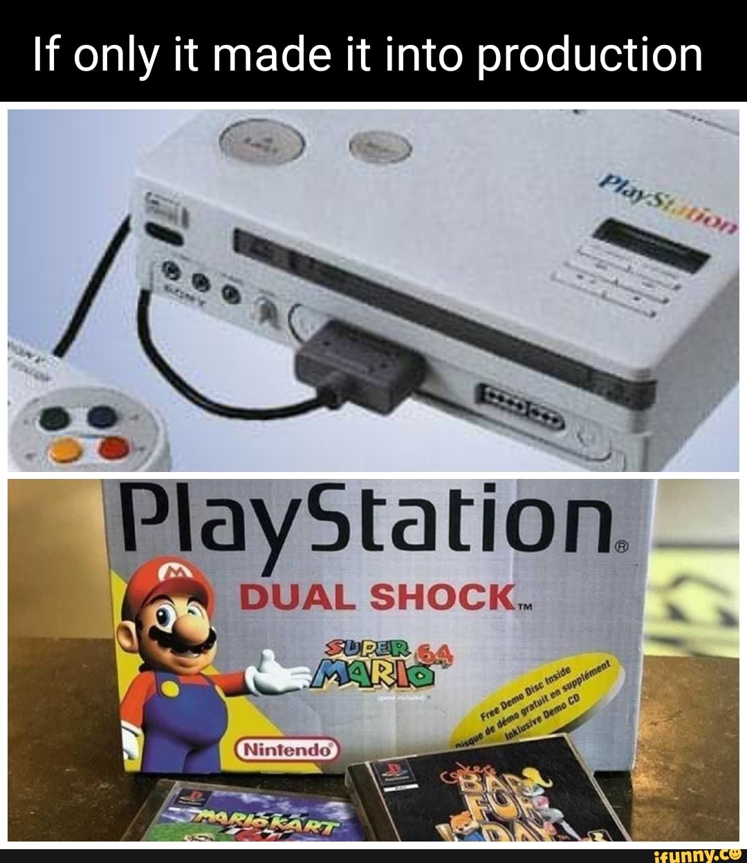 If Only It Made It Into Production PlayStation DUAL SHOCK. Intends ...