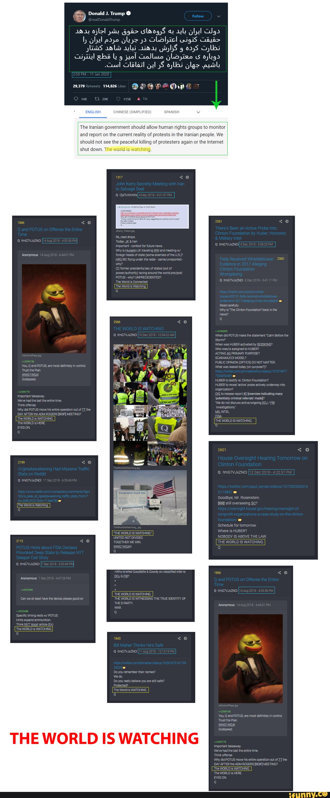 and report on the current reality of protests in
the Iranian people. We
should not see the peaceful killing of protesters again or the Internet
shut down. The wor