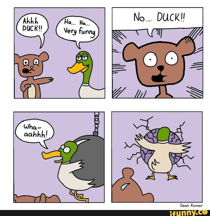 No... DUCK!