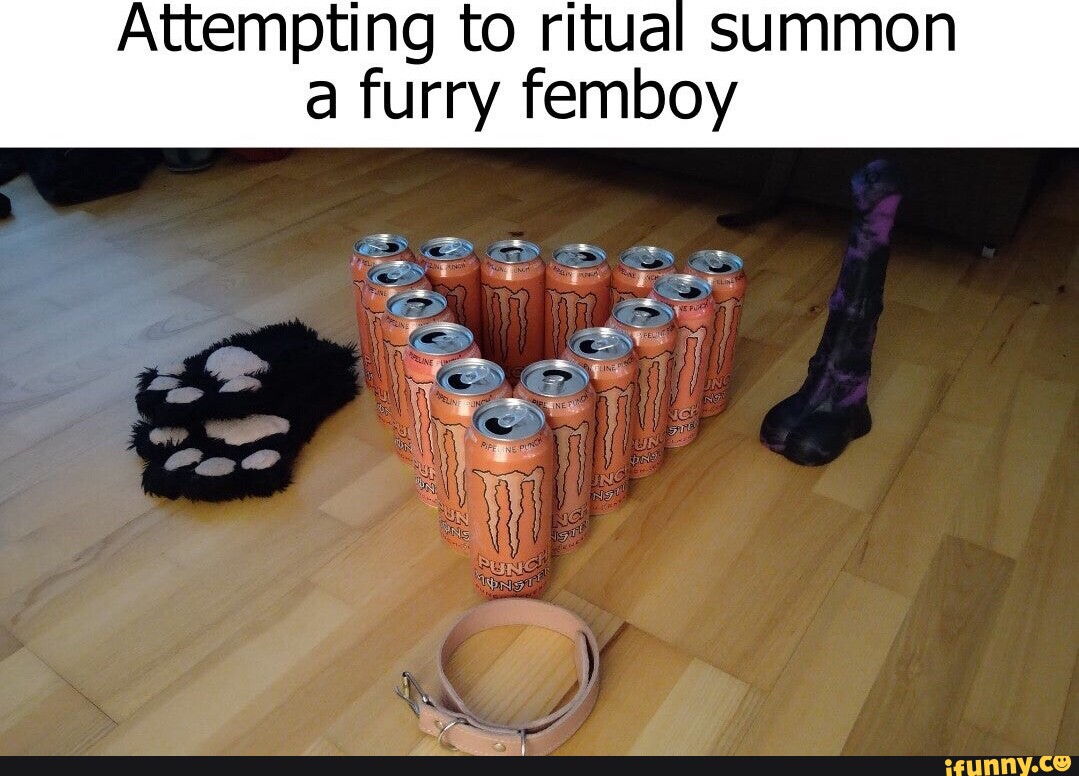 Attempting to ritual summon a furry femboy - iFunny