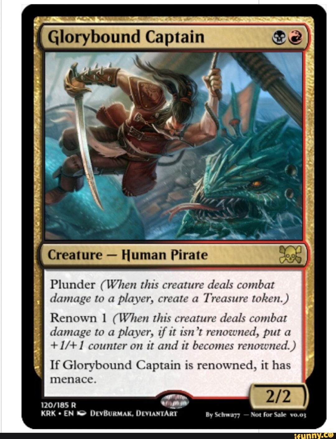 Glorybound Captain CIC] 1 Creature Human Pirate Lob Plunder (When this ...